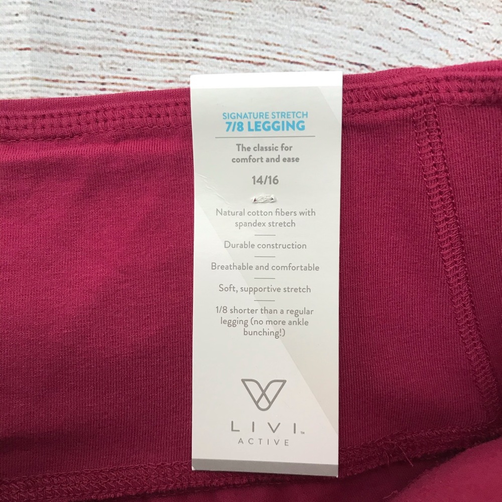 LIVI Active 7/8 Leggings Size:14/16 - Picture 4 of 5